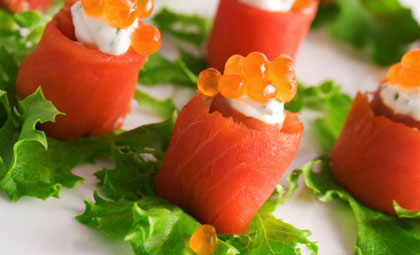 smoked salmon